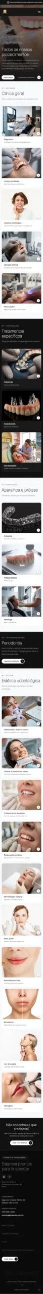 Projeto Dr. Sorriso — procedimentos — versão mobile